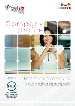 getsix® Company Profile – okładka broszury