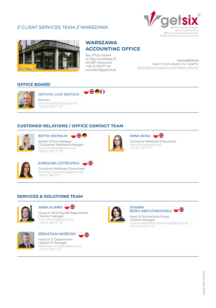 Client Services Teams - Warsaw