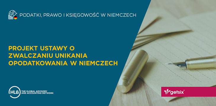 Projekt ustawy o zwalczaniu unikania opodatkowania w Niemczech