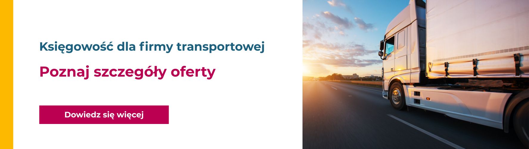 Księgowość dla firmy transportowej