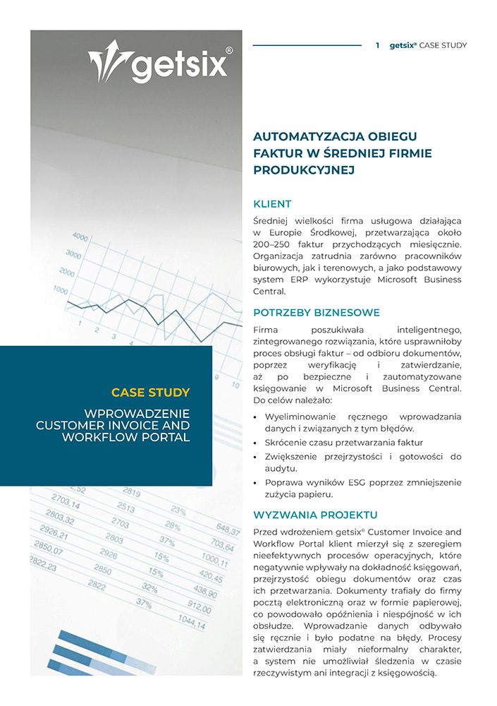 studium przypadku invoice portal