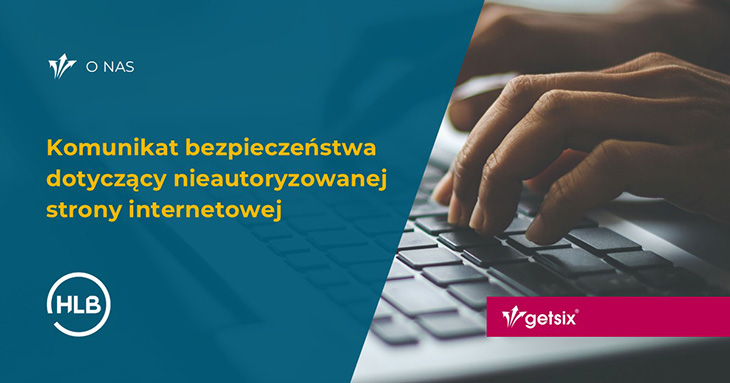 Komunikat bezpieczeństwa dotyczący nieautoryzowanej strony internetowej